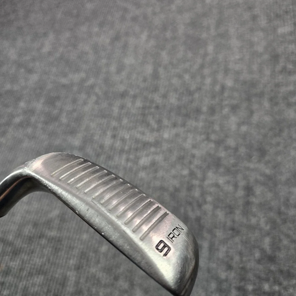 Square Strike 9 Iron Golf Club Mens RH Graphite Shaft Stainless Silver 35 Inches